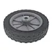 RUBBER WHEEL FITS/REPL. Wheel Diameter: 178mm 7'' Tread Width: 36mm 1-1/2''  Bore: 12.7mm 1/2''